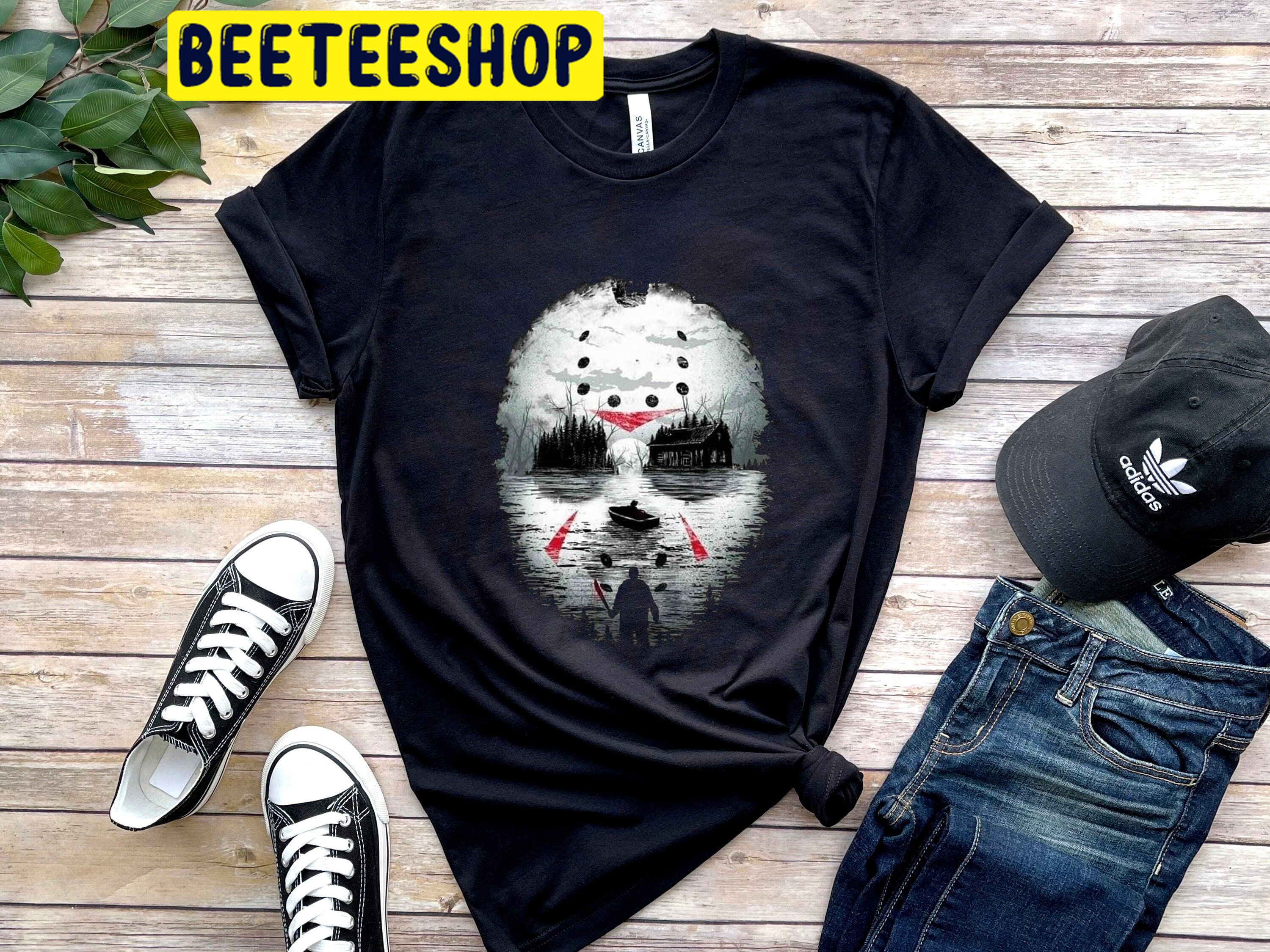 Jason Voorhees Mask Friday The 13th Halloween Trending Unisex Shirt