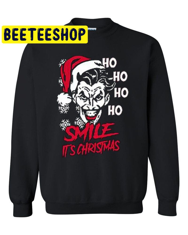 Joker Ugly Christmas Hoho Halloween Trending Unisex Shirt