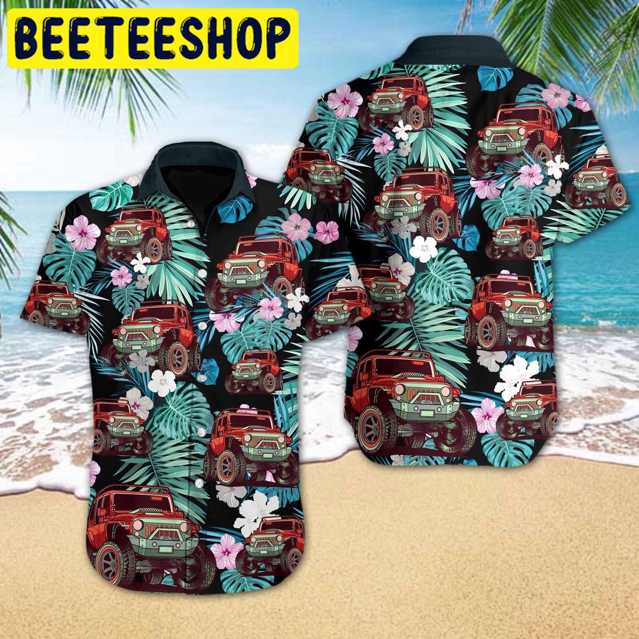 JP Flower Hawaiian Shirt