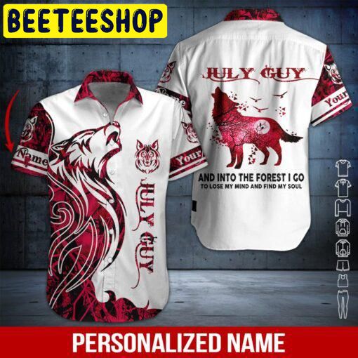 July Guy Custom Name Hawaiian Shirt