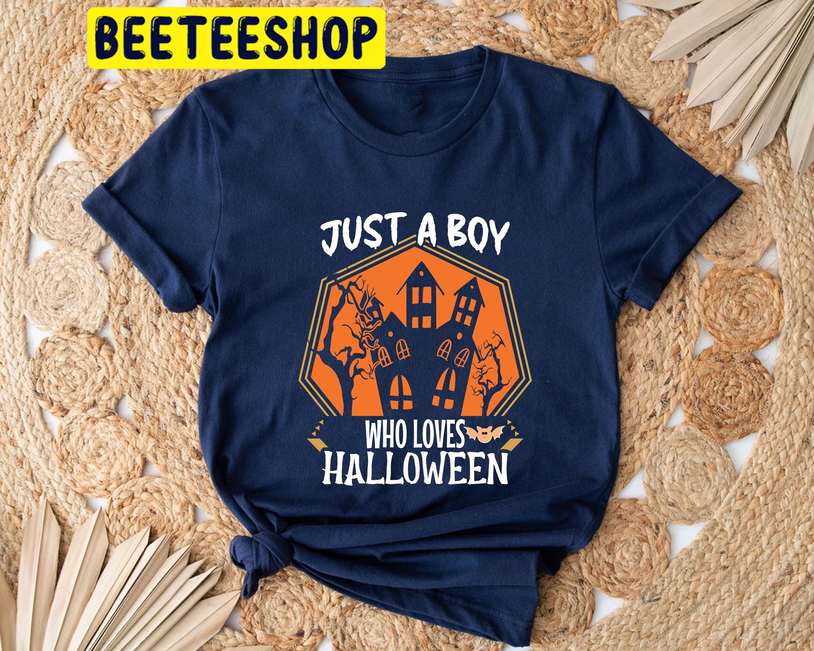 Just A Boy Who Loves Halloween Trending Unisex Shirt