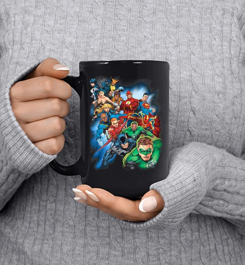 Justice League Mighty Heroes Unite Mug