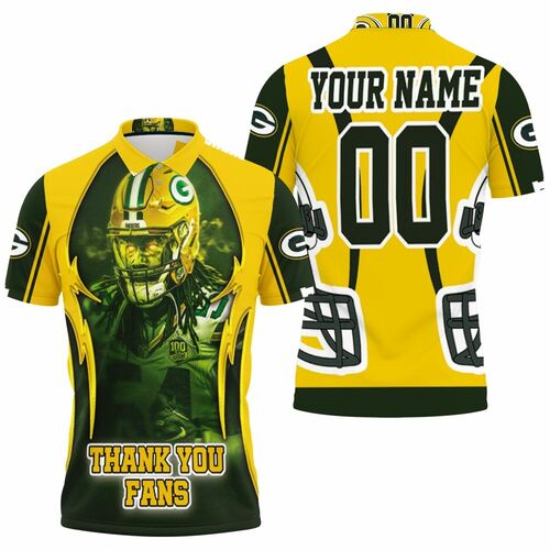 Kamal Martin 54 Green Bay Packers Nfc North Champions Super Bowl 2021 Personalized 3D All Over Print Polo Shirt