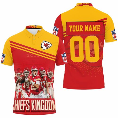 Kansas City Chiefs Kingdom Afc West Champions Division Super Bowl 2021 Personalized 1 3D All Over Print Polo Shirt