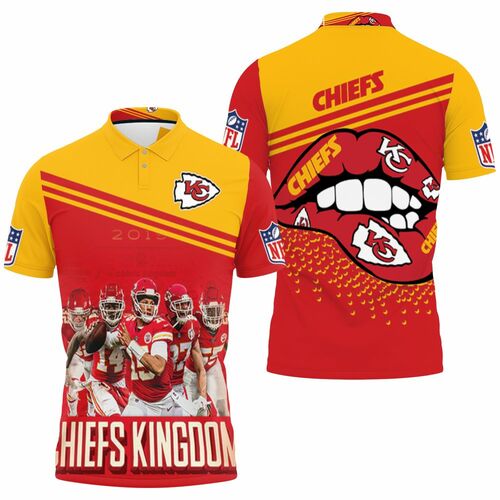 Kansas City Chiefs Kingdom Afc West Division Champions Division Super Bowl 2021 3D All Over Print Polo Shirt