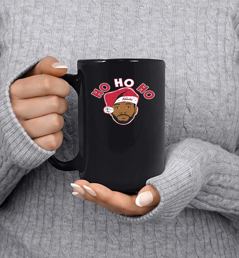 Kawhi Leonard Santa Los Angeles Clippers Ho Ho Ho Christmas Mug