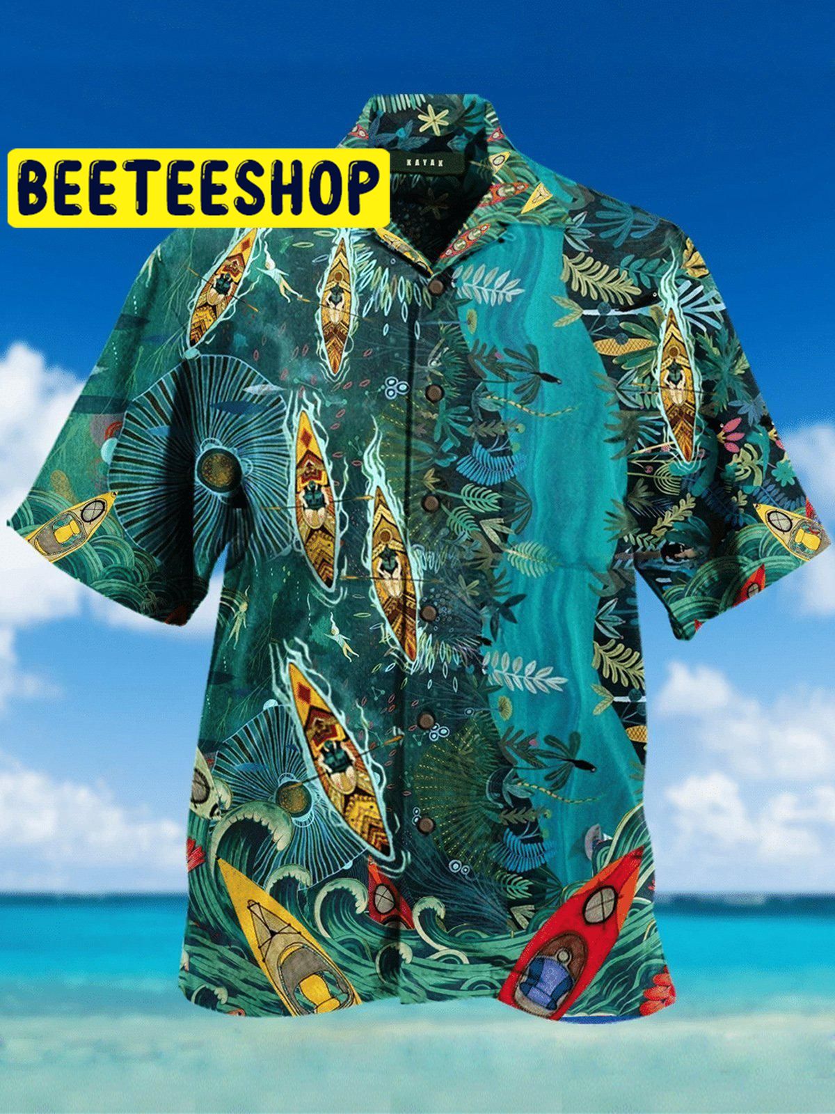 Kayak Hawaiian Shirt