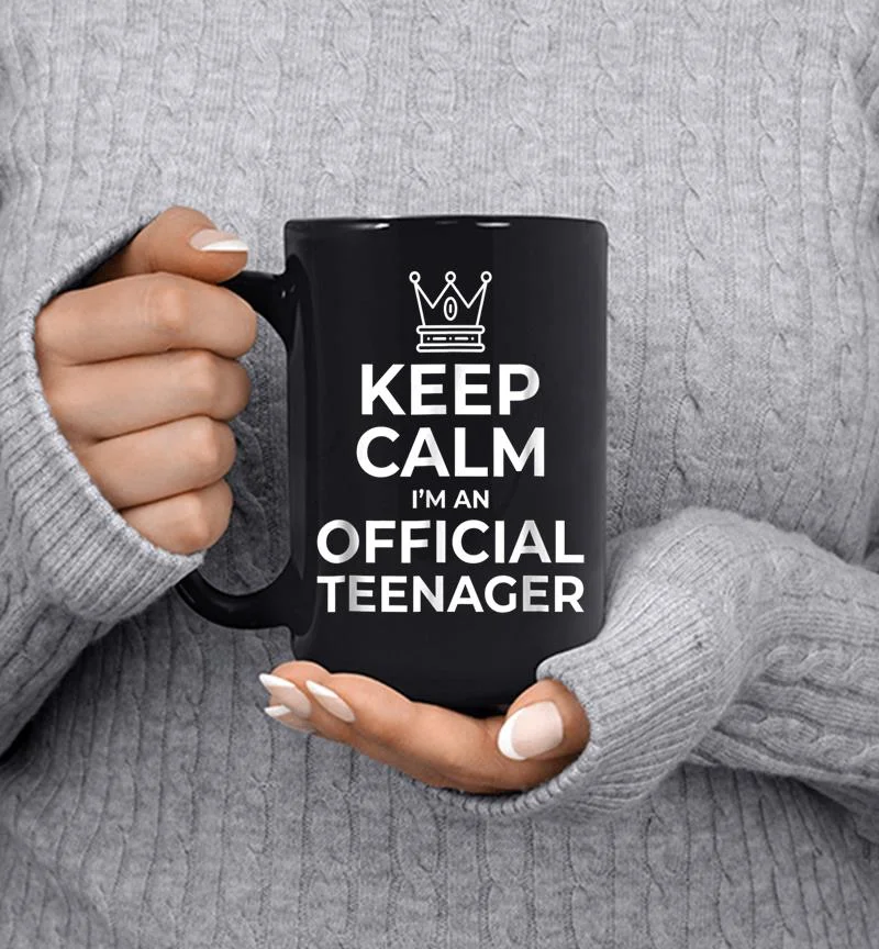 Keep Calm Birthday Official Nager 13th Funny Boy Mug