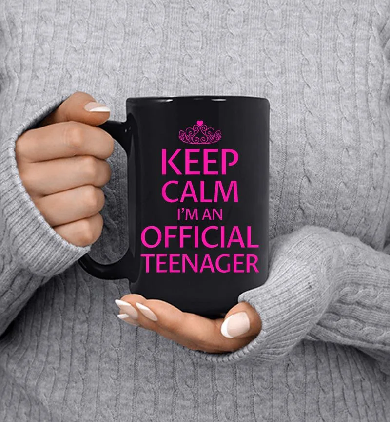 Keep Calm I 039m An Official Nager Girls 13th Birthday Mug