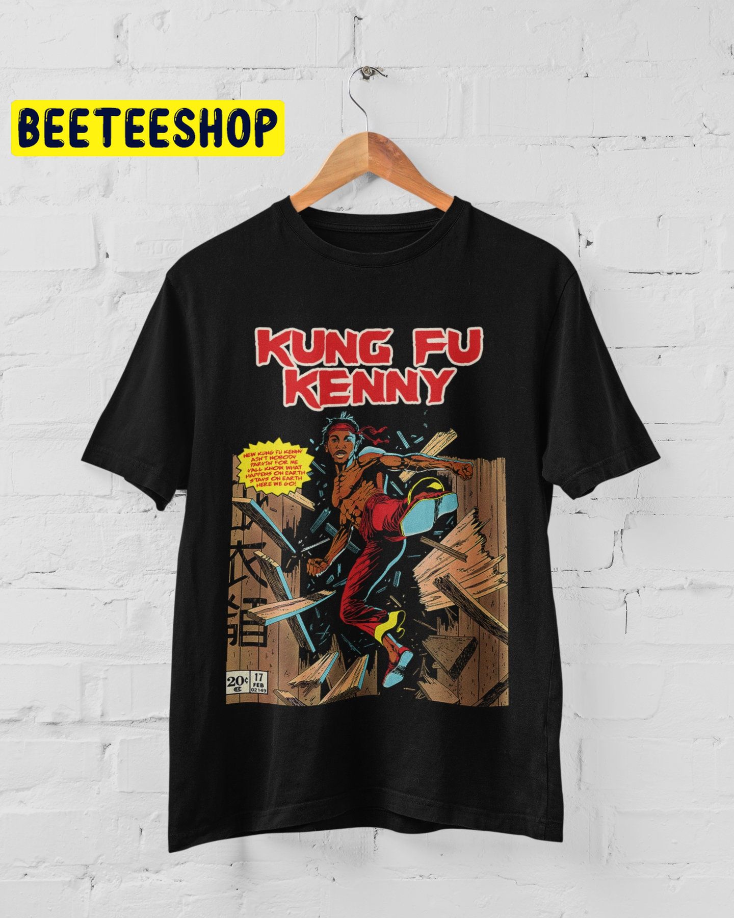 Kendrick Lamar Inspired Kung Fu Kenny Graphic Trending Unisex Shirt