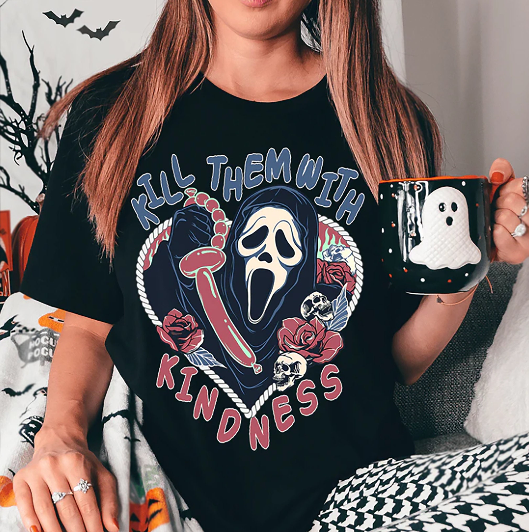 Kill Them With Kindness Halloween Shirt