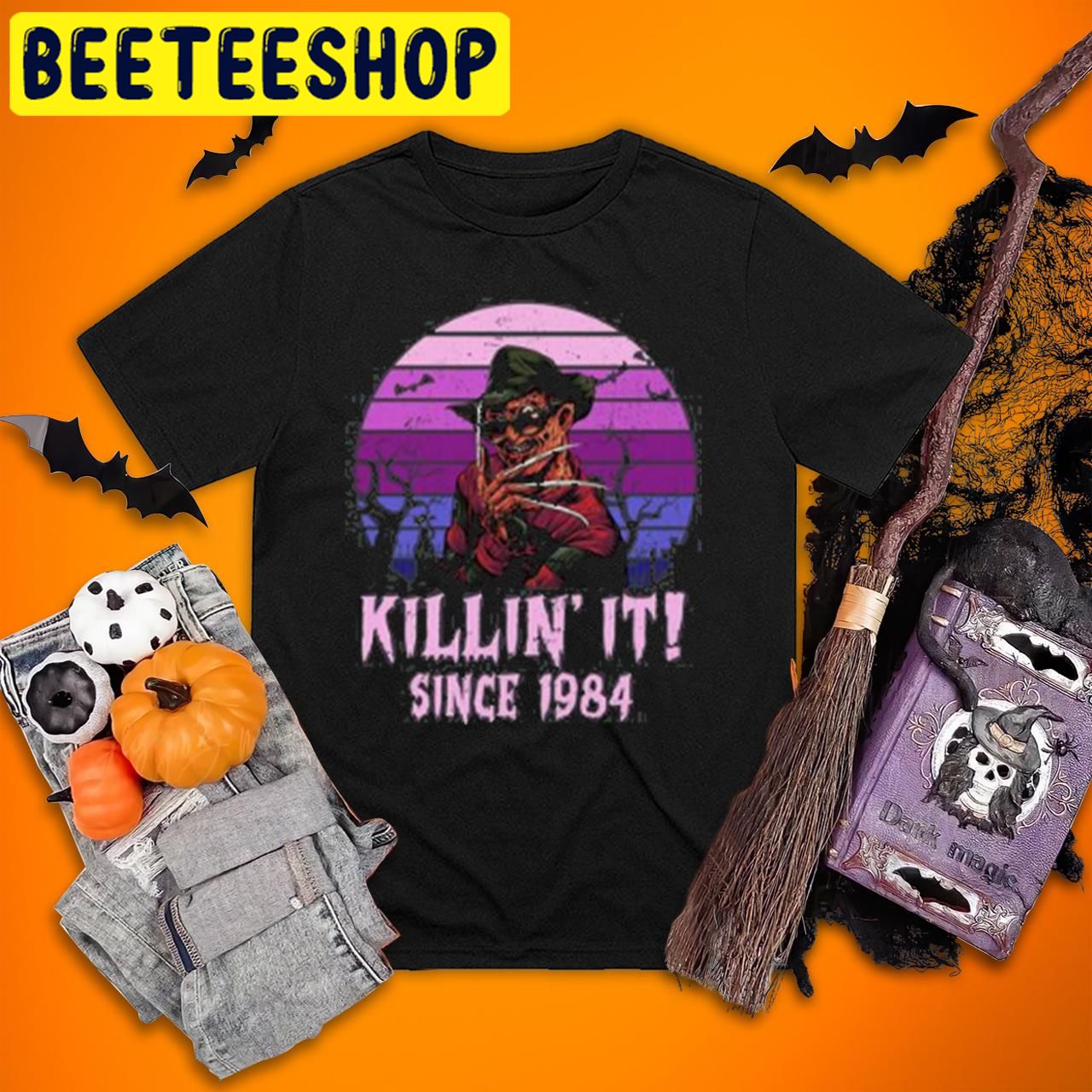 Killin It Since 1984 Kills Halloween Trending Unisex T-Shirt