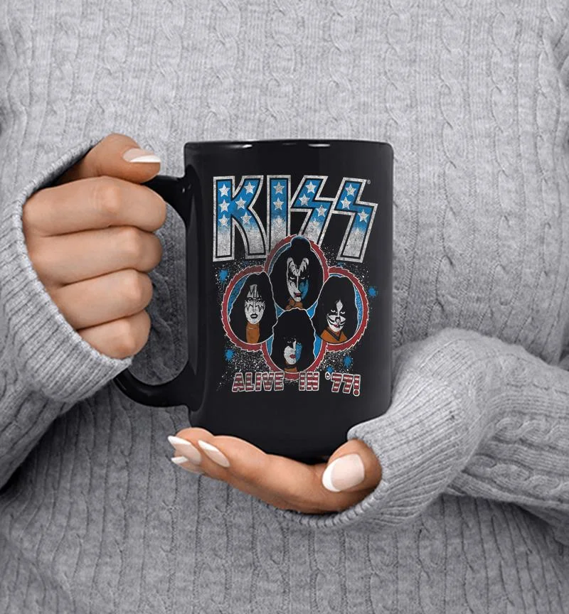 KISS Alive in 77 Mug