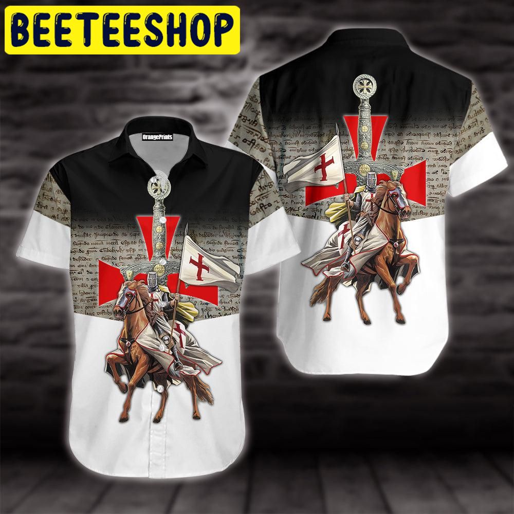 Knight Templar Hawaiian Shirt 3359