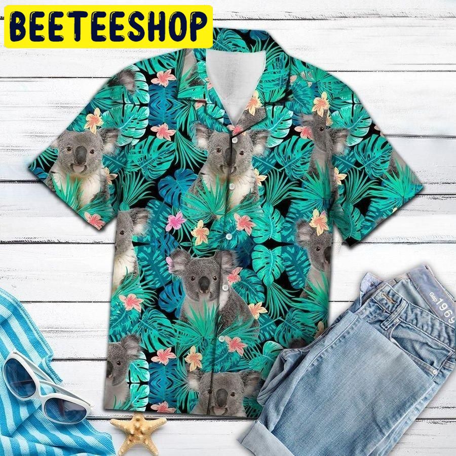 Koala Tropical Hawaiian Shirt