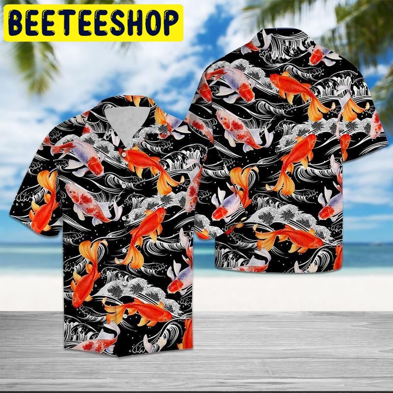 Koi Fish Hawaiian Shirt