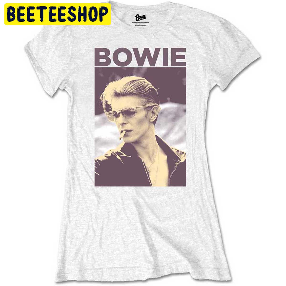 Ladies David Bowie Smoking Trending Unisex Shirt