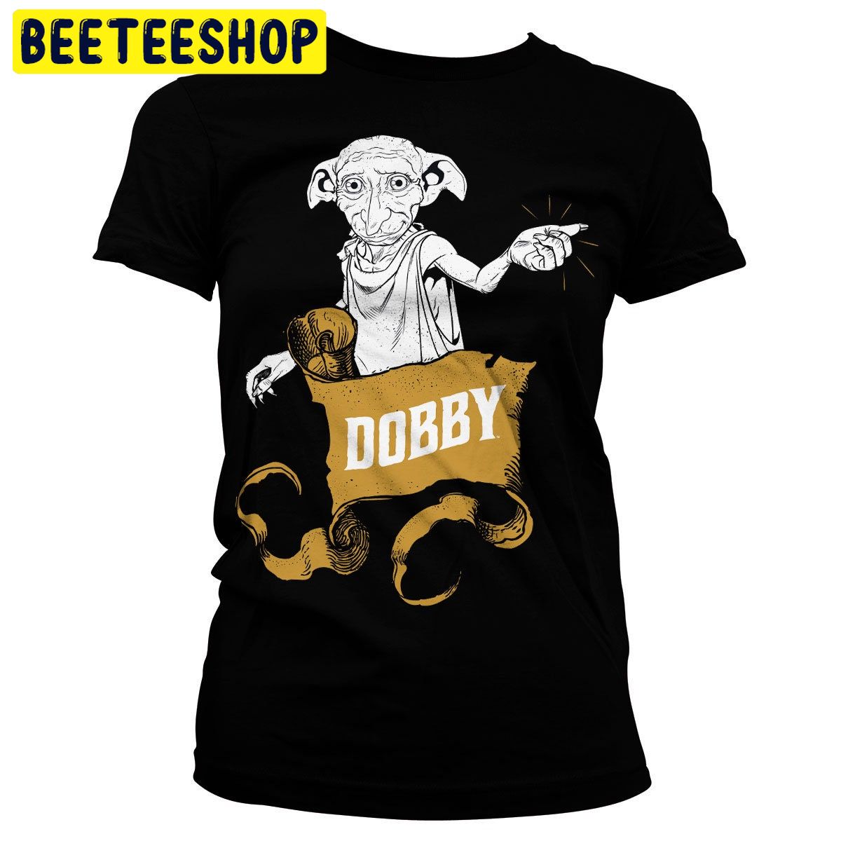 Ladies Harry Potter House Elf Dobby Hogwarts Trending Unisex Shirt