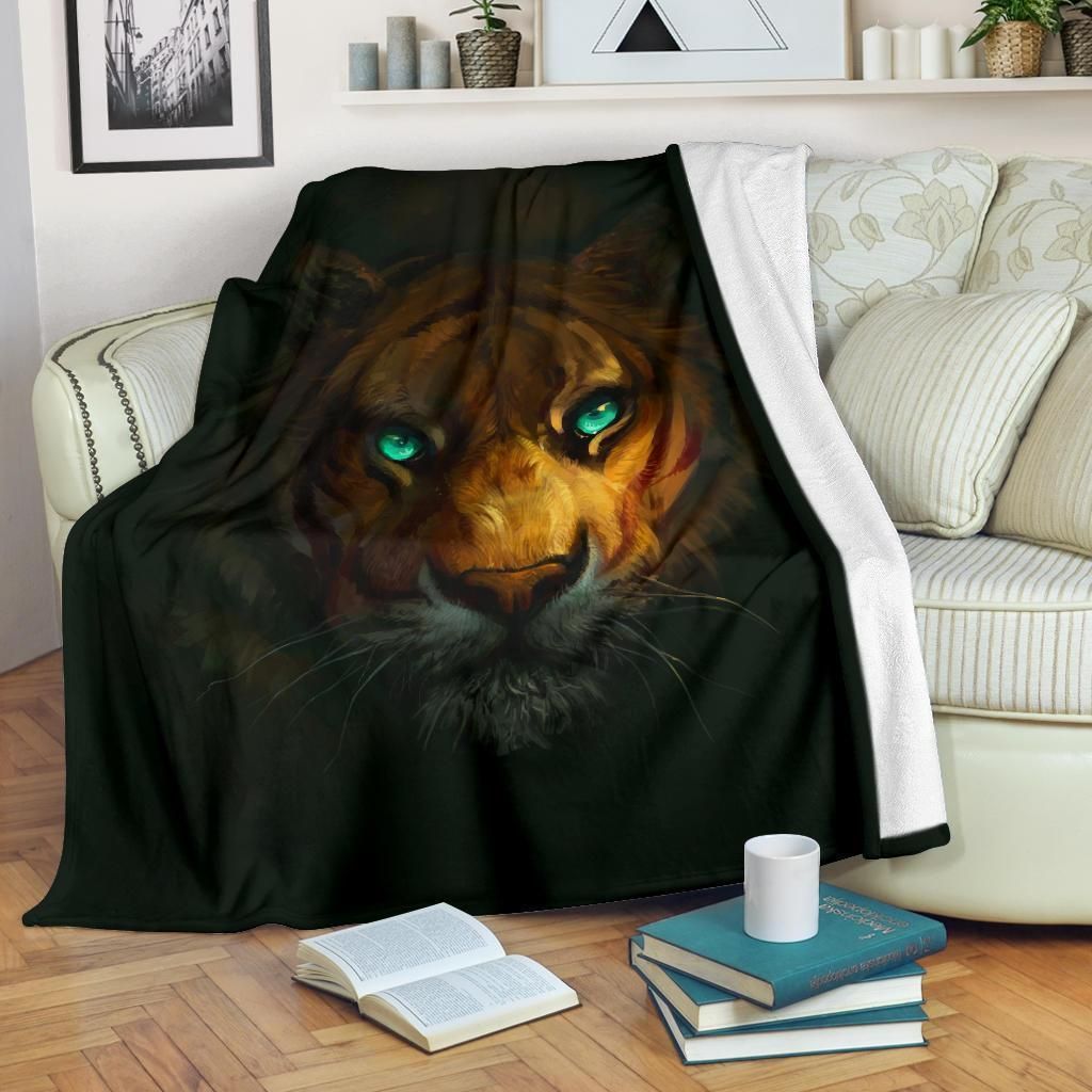 Legendary Tiger Fleece Blanket Throw Blanket