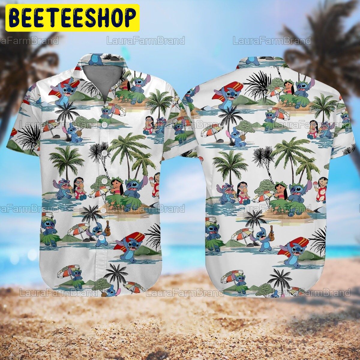 Lilo And Stitch Tropical Trending Hawaiian Shirt