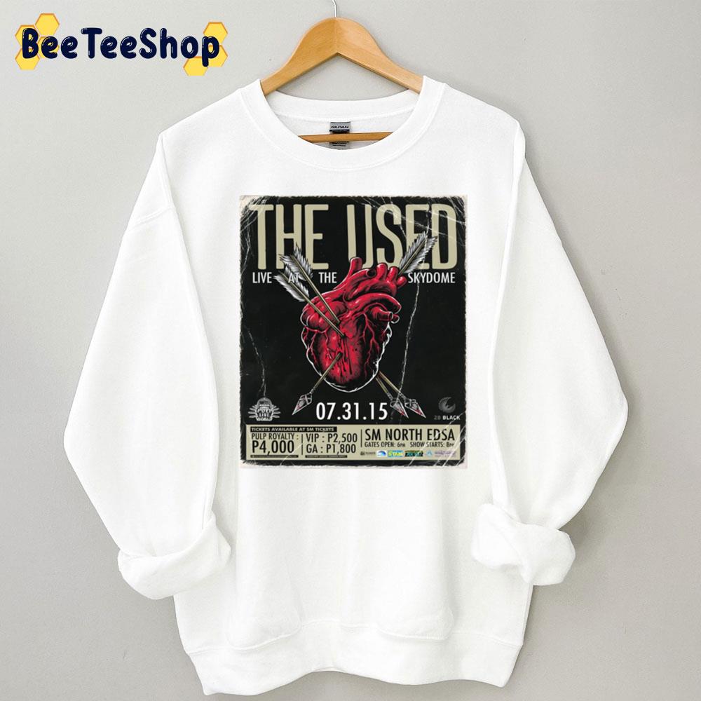 Live The Skydome The Used Band Trending Unisex Sweatshirt