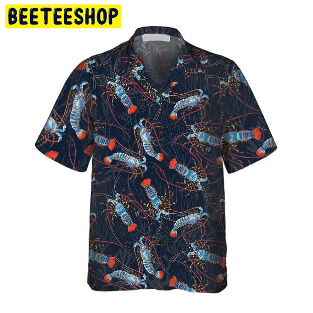 Lobster With Coral Reef Trending Hawaiian Shirt