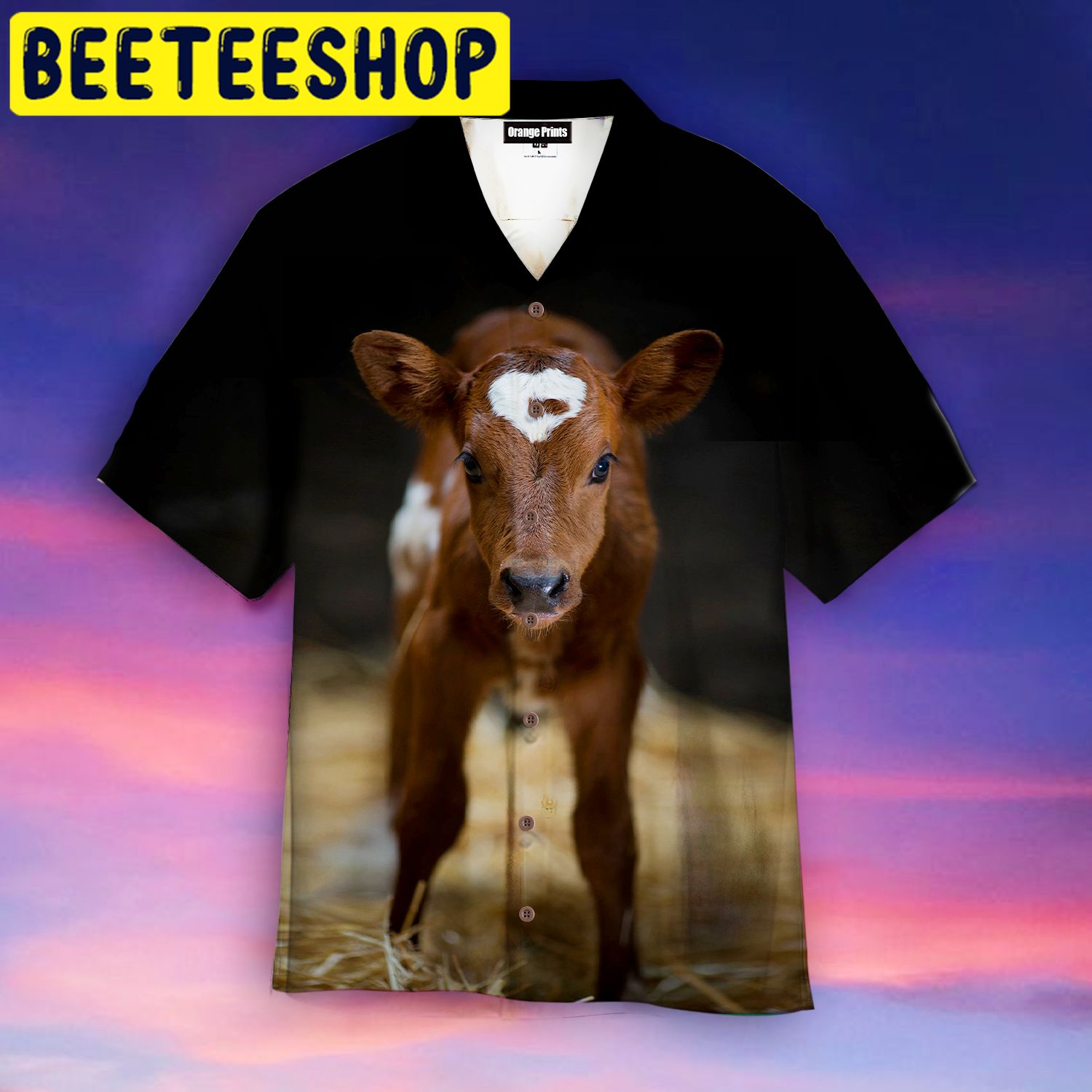 Love Baby Cow Hawaiian Shirt