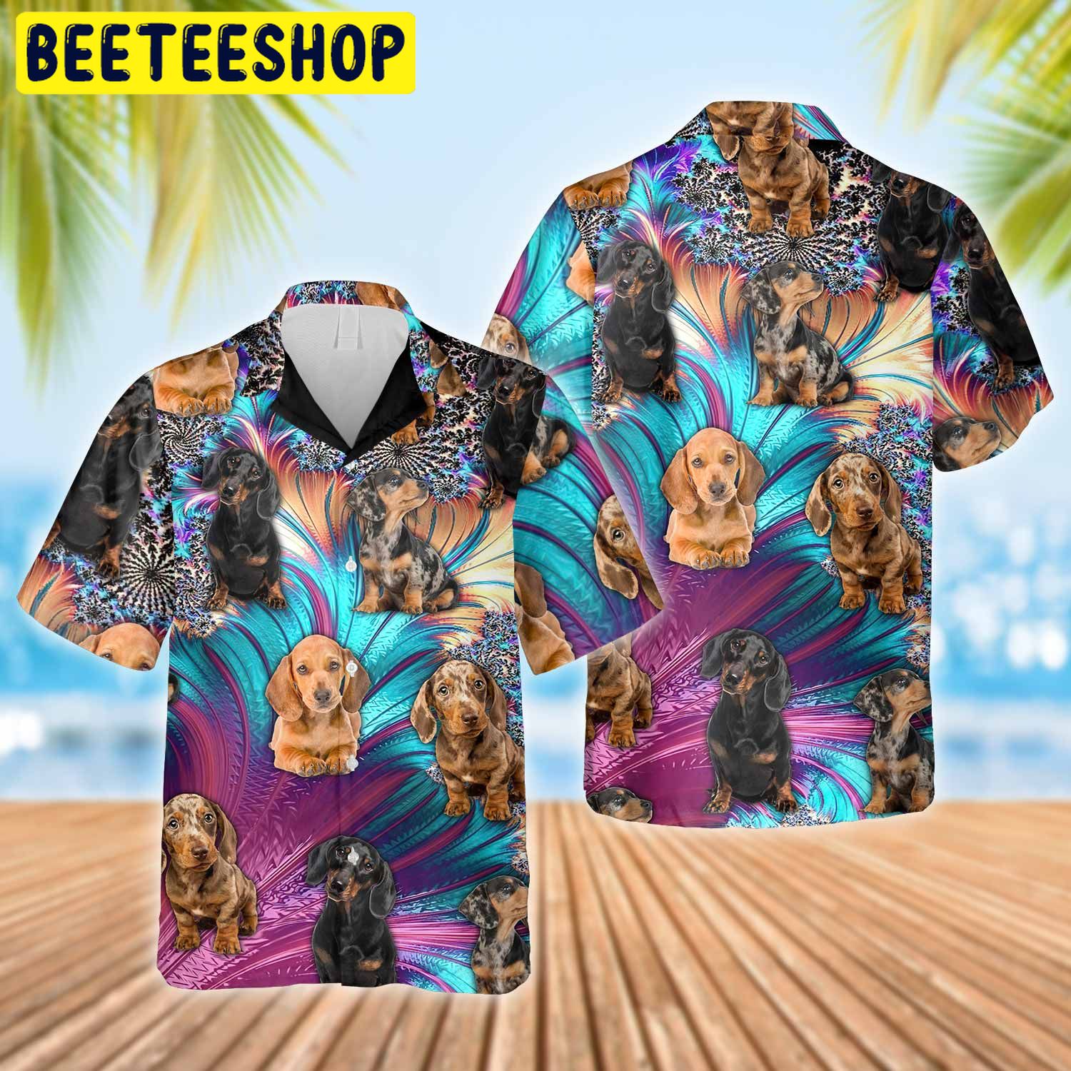 Love Dachshunds Trending Hawaiian Shirt