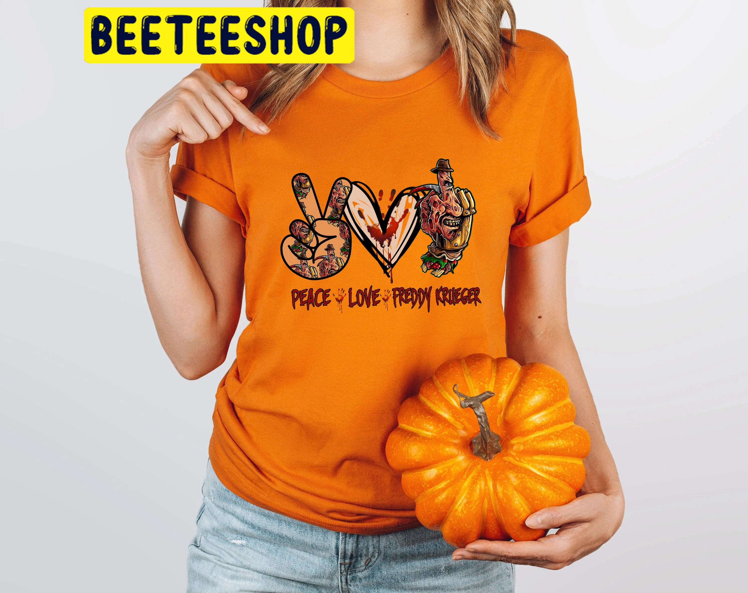 Love Halloween Hello Pumpkin Fall Vibes Trending Unisex Shirt