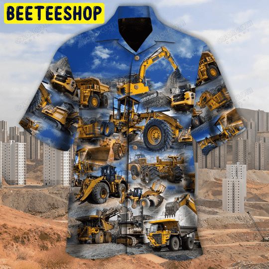 Love Heavy Equipment Trending Hawaiian Shirt