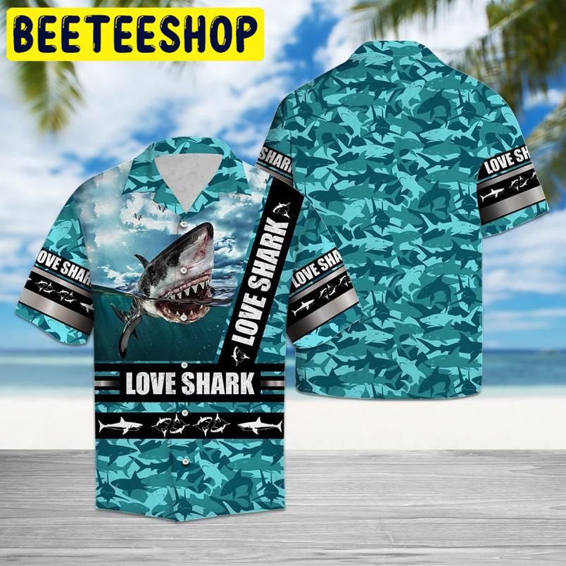 Love Shark Hawaiian Shirt