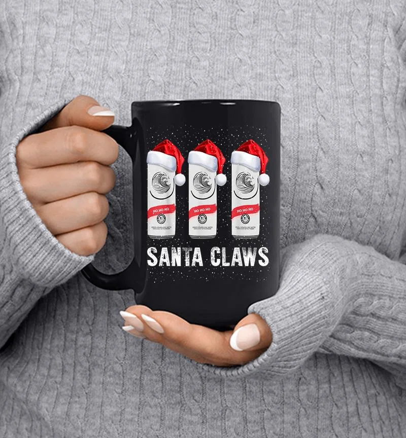 Love White Claw Funny Merry Christmas Apparel Holiday Mug