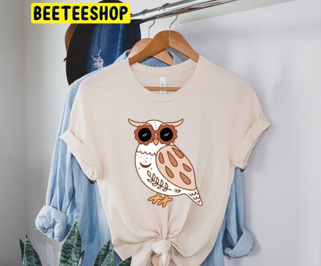 Lunar Floral Owl Retro Halloween Trending Unisex Shirt