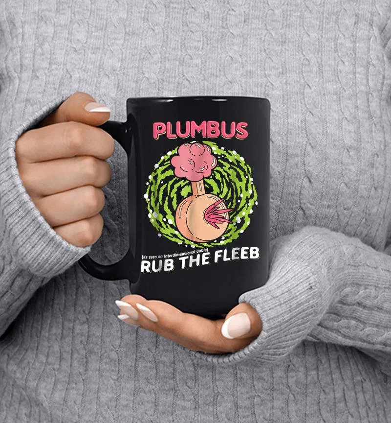 Mademark X Rick And Morty 8211 Plumbus 8211 Rub The Fleeb Mug