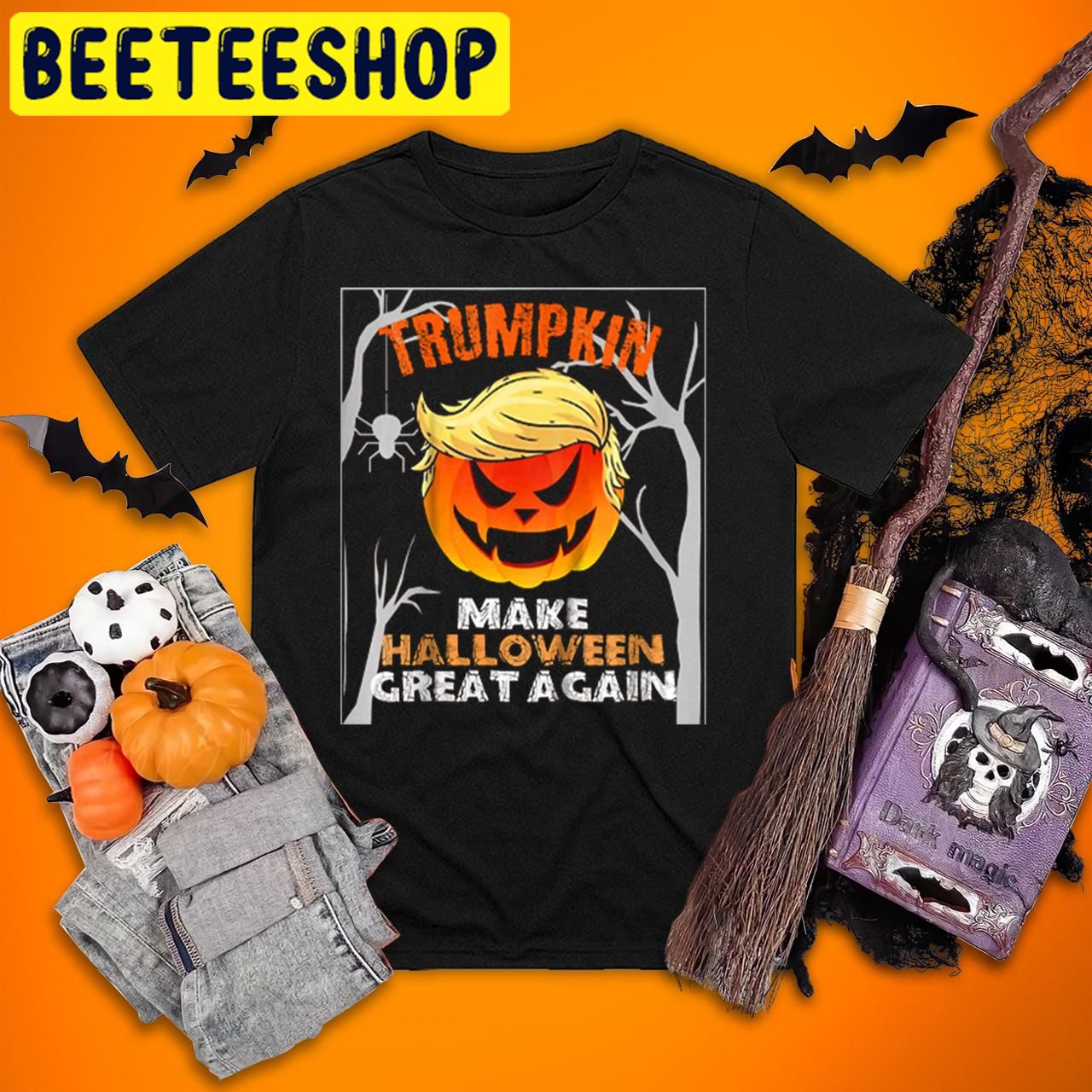 Make Great Again Horror Trumpkin Halloween Trending Unisex T-Shirt