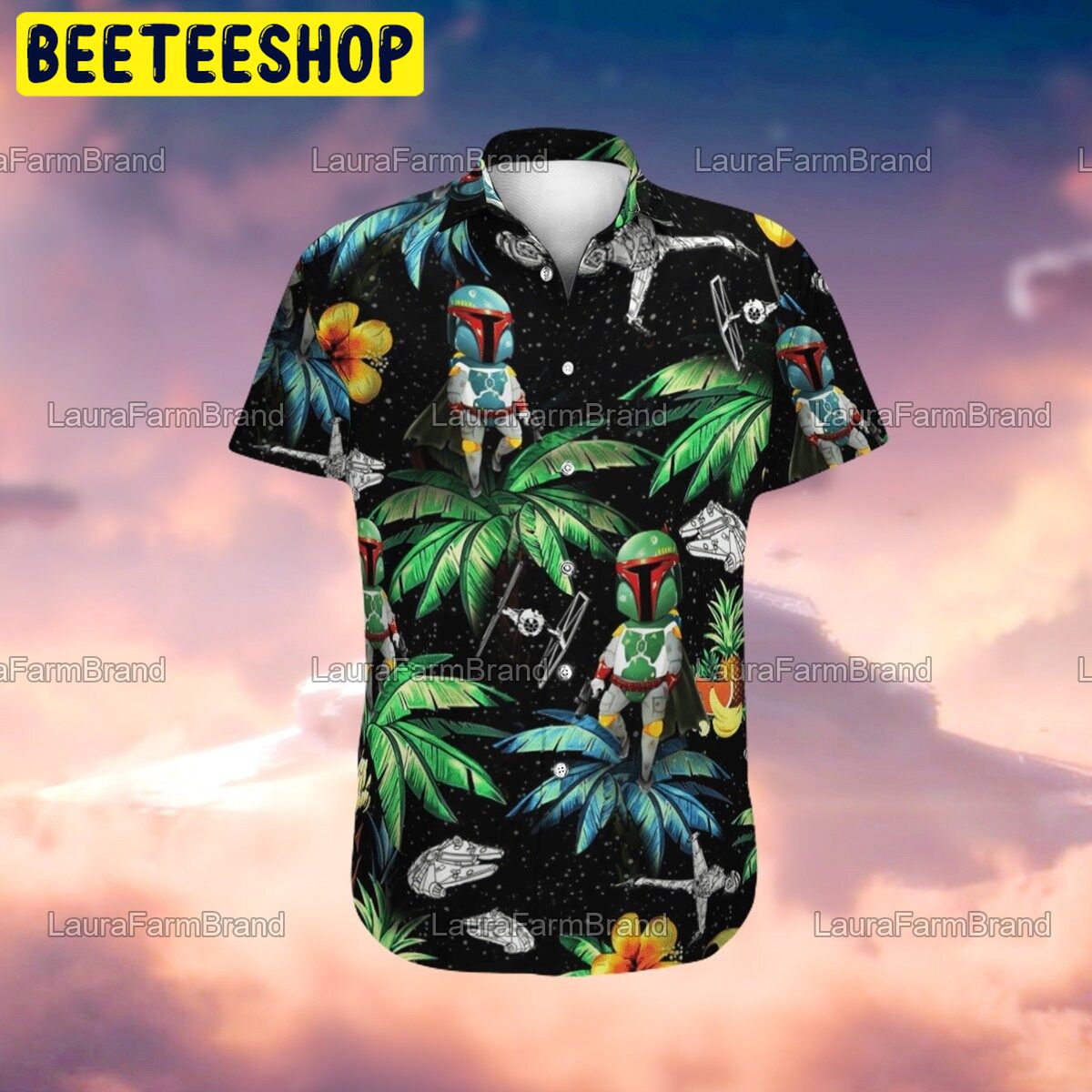 Mandalorian Tropical Trending Hawaiian Shirt - Beeteeshop