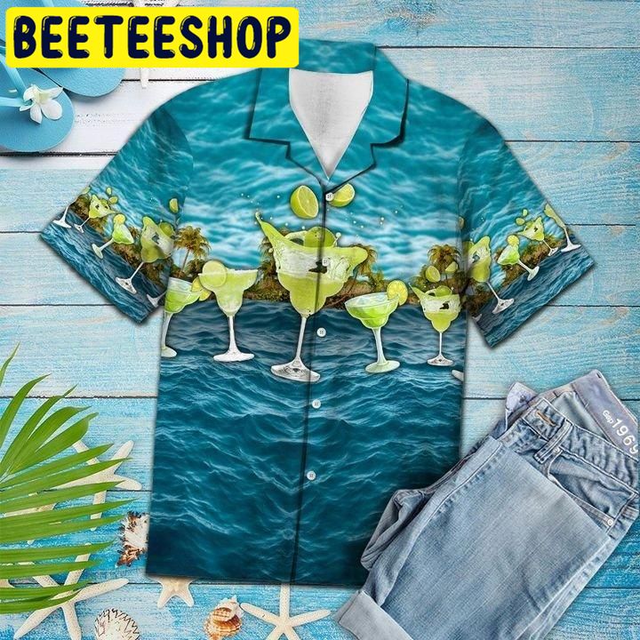 Margarita Blue Ocean Hawaiian Shirt