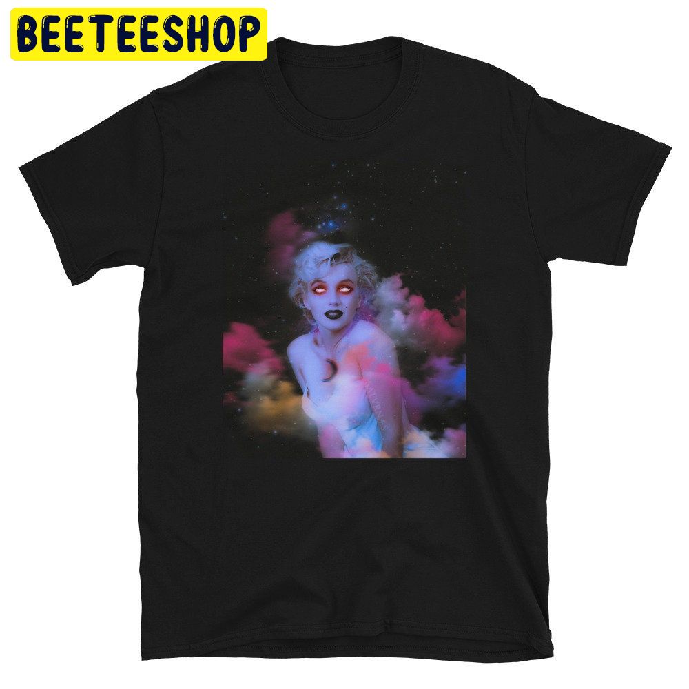 Marilyn Monroe Cosmic Retrowave Trending Unisex Shirt