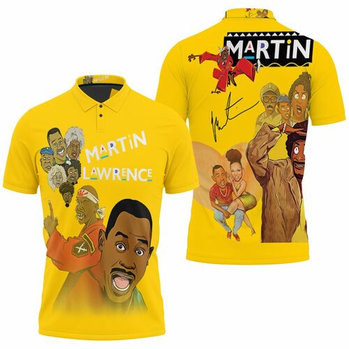 Martin Lawrence Legend Comedian Signed For Fan 3D All Over Print Polo Shirt