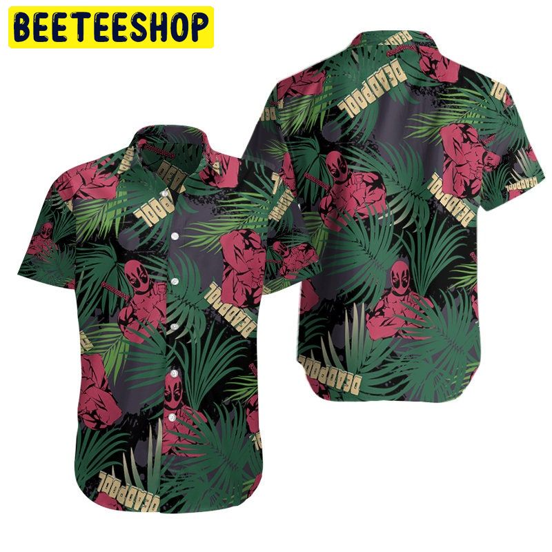 Marvel Deadpool Tropical Woven Trending Hawaiian Shirt