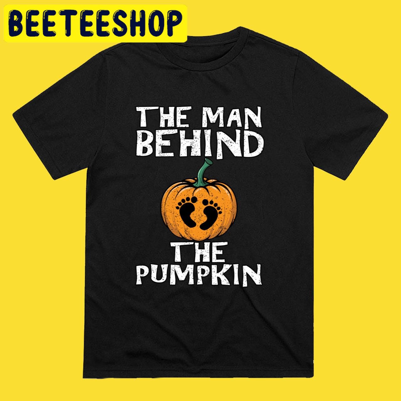 Mens Dad The Man Behind The Pumpkin Seed Halloween Trending Unisex T-Shirt