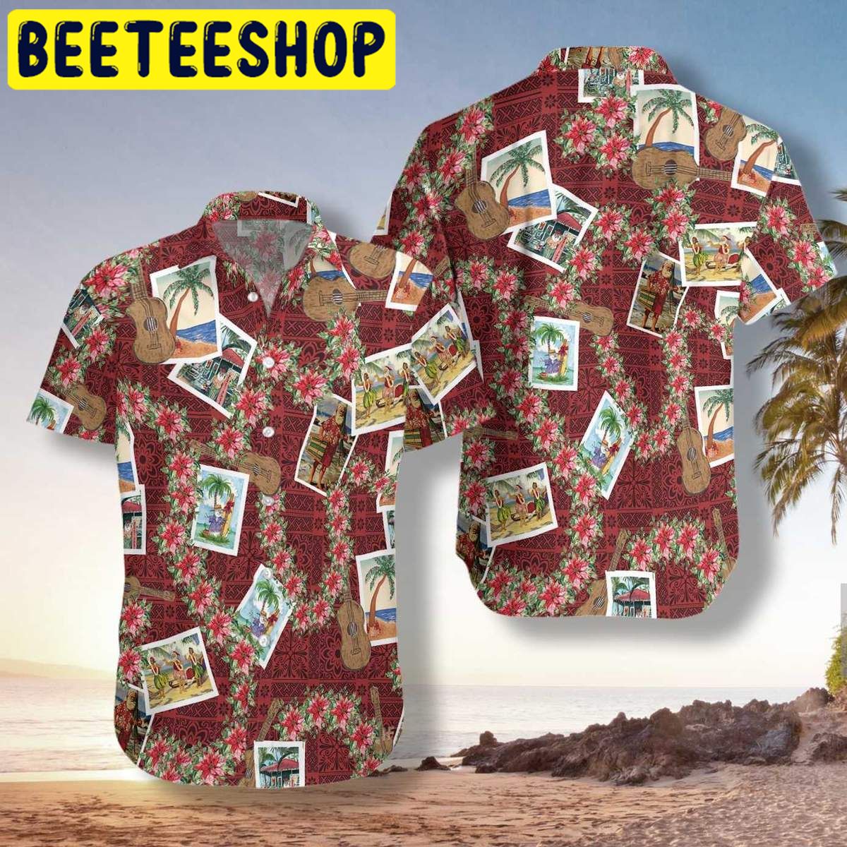 Merry Christmas Santa Claus Hawaiian Shirt