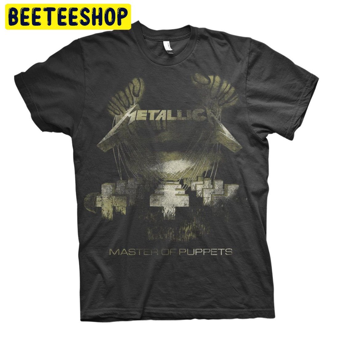 Meta Band Master Of Puppets Sepia Trending Unisex Shirt