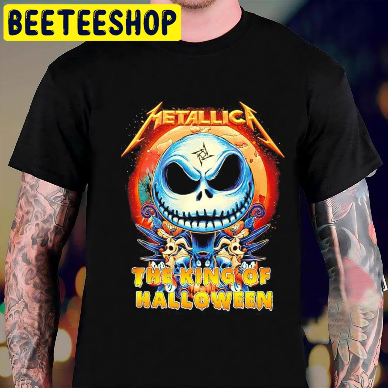 MetallicaJack Skellington Metallica The King Of Halloween Trending Unisex T-Shirt