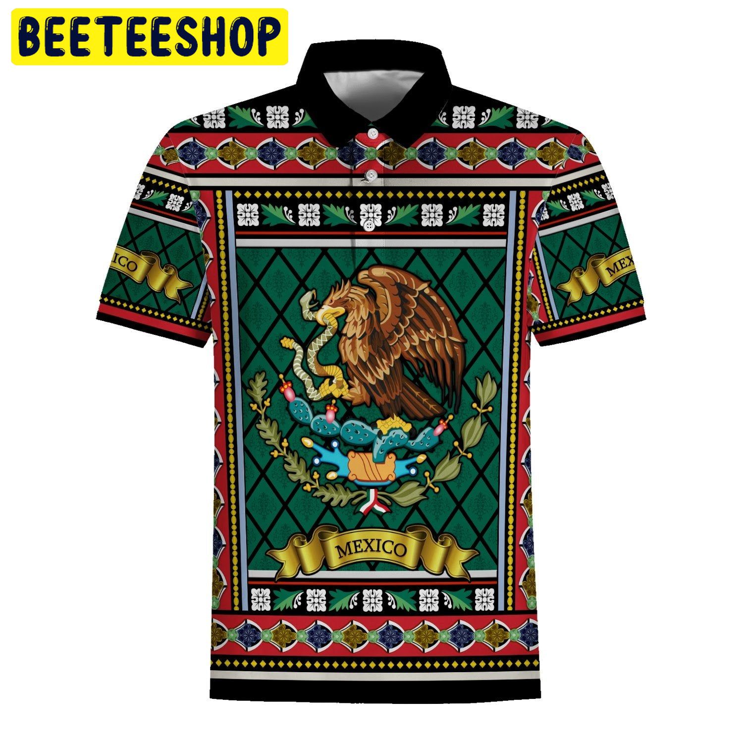 Mexico Coat Of Arms Trending Hawaiian Shirt