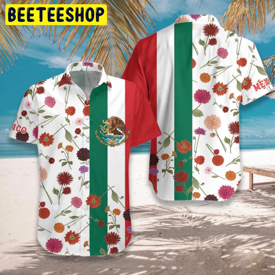 Mexico Dahlias Trending Hawaiian Shirt - Beeteeshop