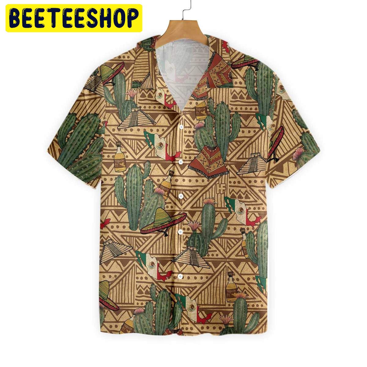 Mexico Symbols Vintage Trending Hawaiian Shirt