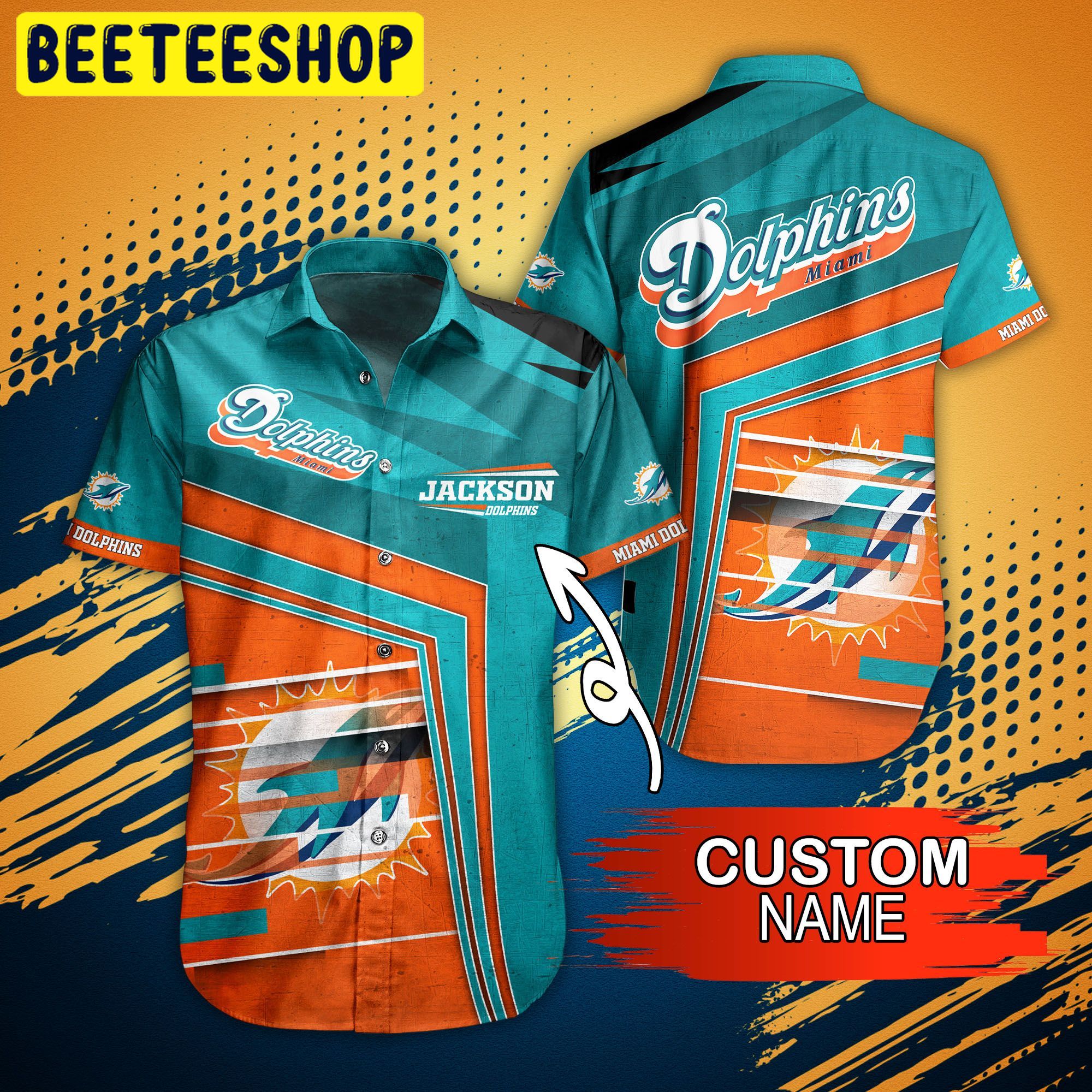 Miami Dolphins NFL Personalize Hawaiian Shirt New Style For This Summer Hawaiian Shirt