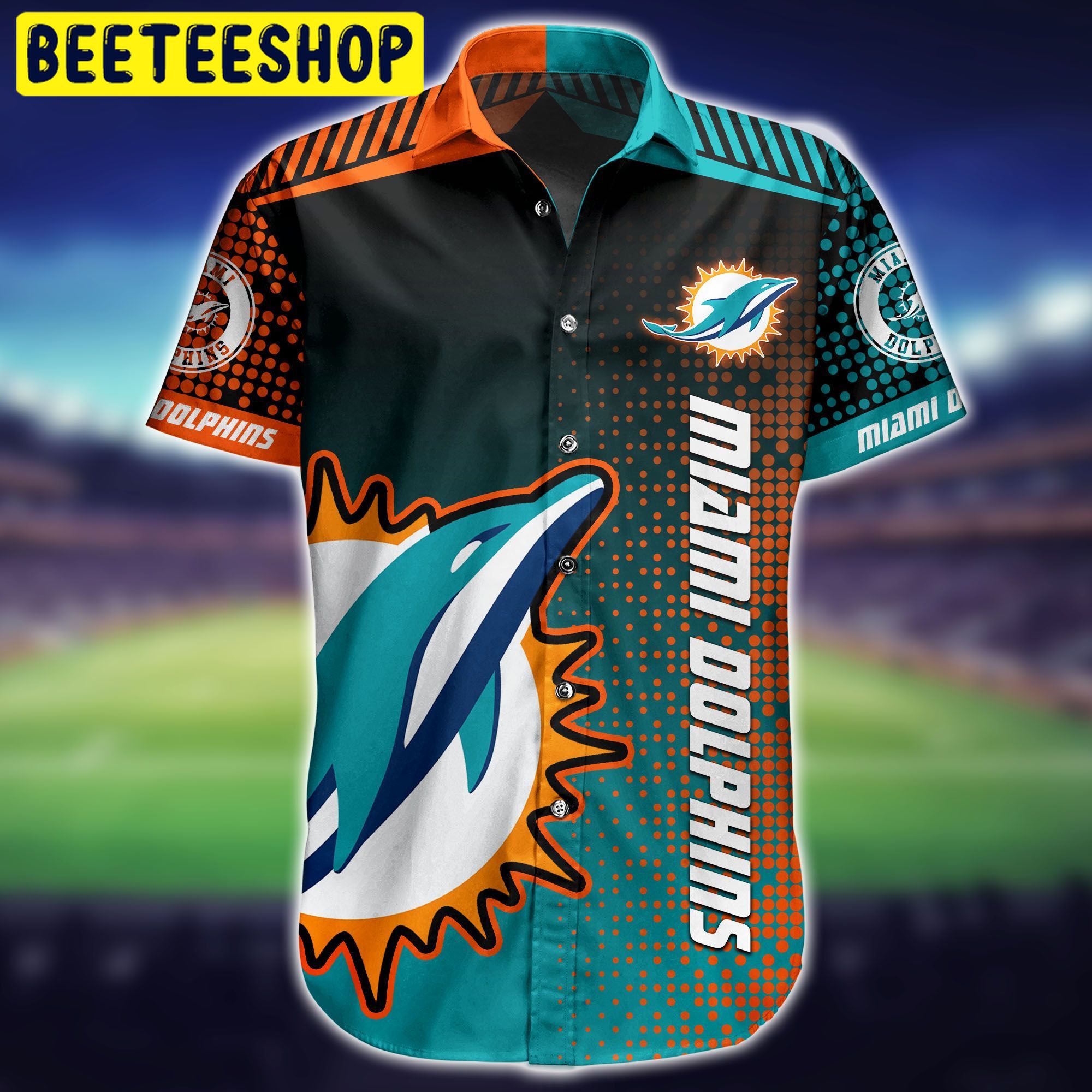 Miami Dolphins NFL Personalize Hawaiian Shirt