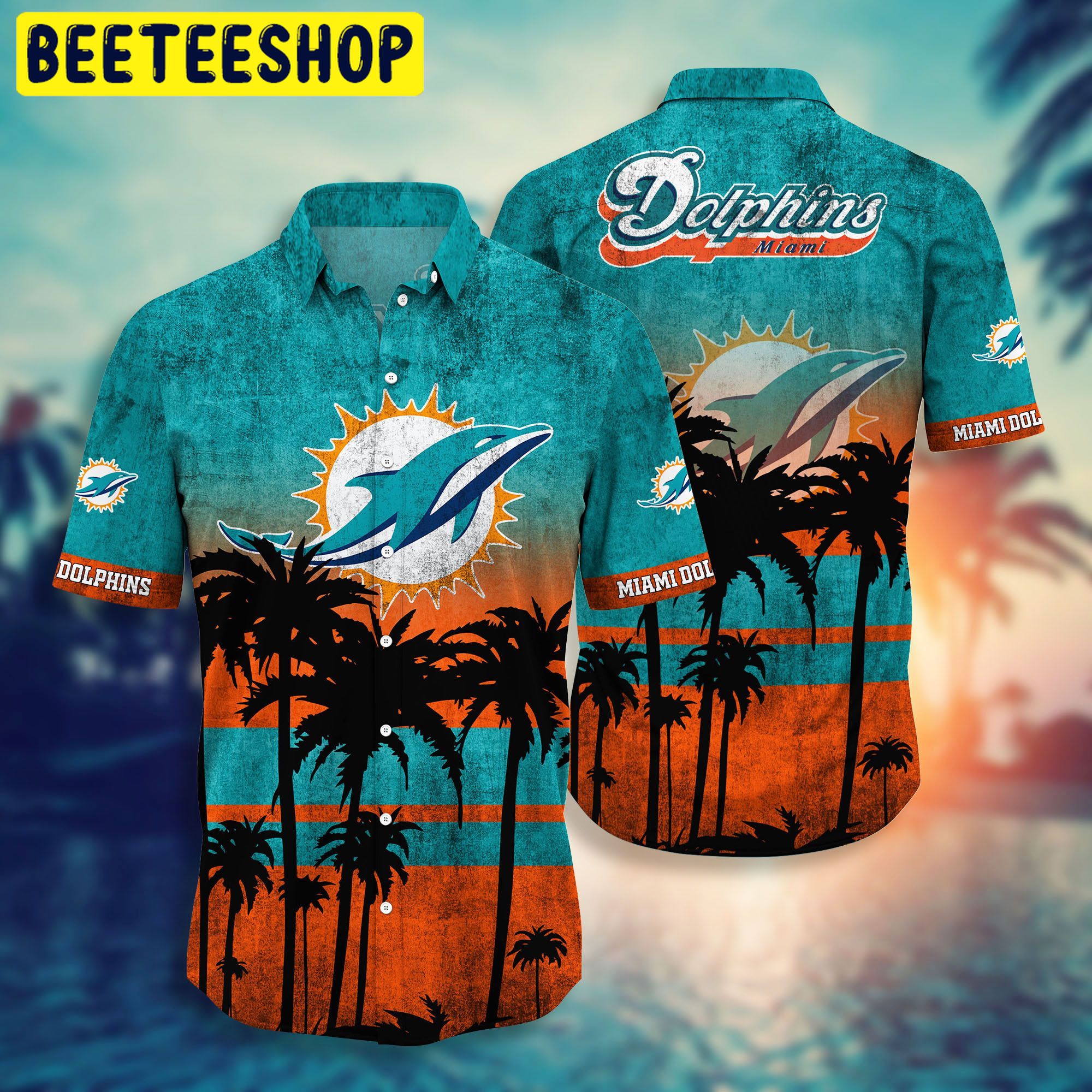 Miami Dolphins NFL Short Style Hot Trending Summer 3D Hawaiian Shirt